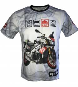 aprilia dorsoduro moto tuono v4 motorsport racing shirt 