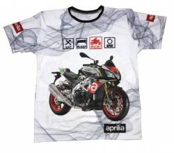 aprilia dorsoduro moto tuono v4 motorsport racing camiseta 