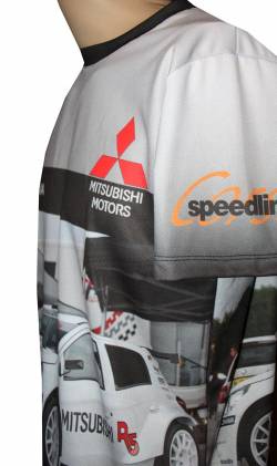 mitsubishi motors r5 camiseta motorsport racing 