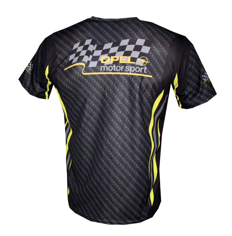 Opel Motorsport t-shirt with logo and all-over printed picture - T ...