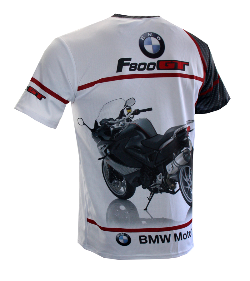 BMW F800GT t-shirt with logo and all-over printed picture - T-shirts ...