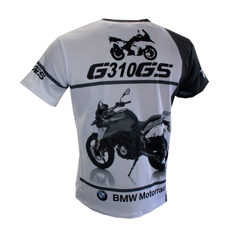 BMW G310GS t-shirt with logo and all-over printed picture - T-shirts ...