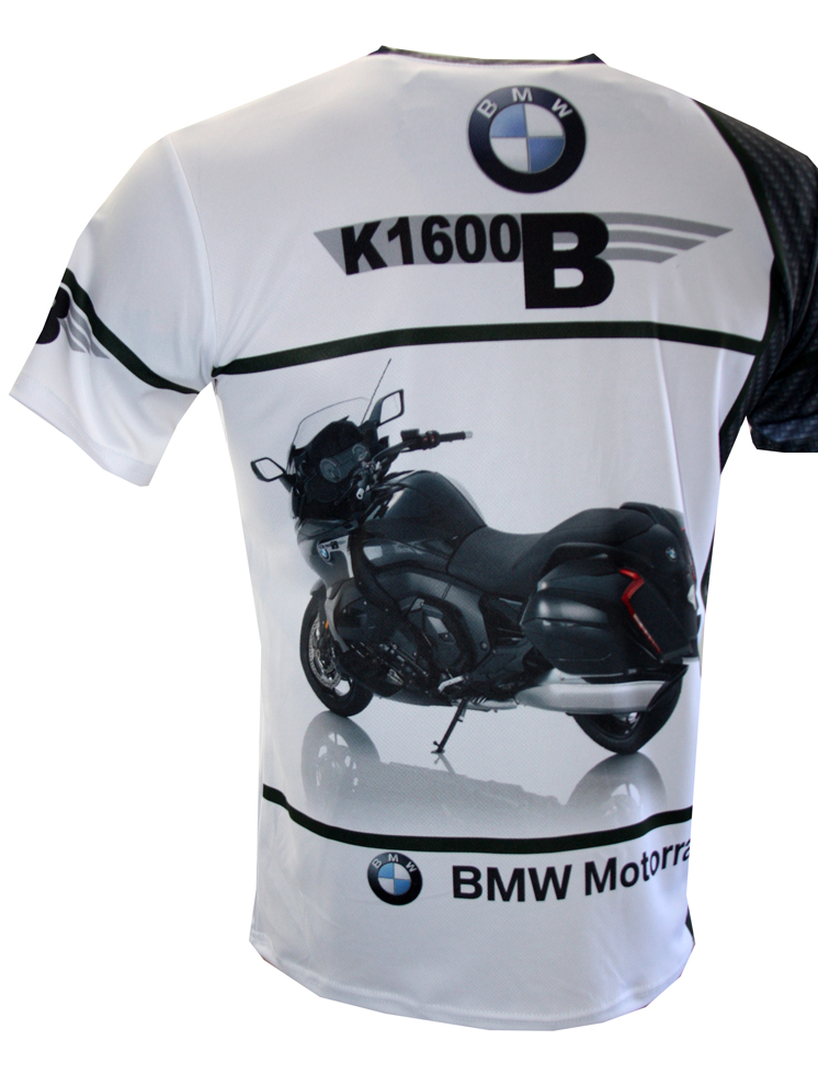 BMW K1600B t-shirt with logo and all-over printed picture - T-shirts ...