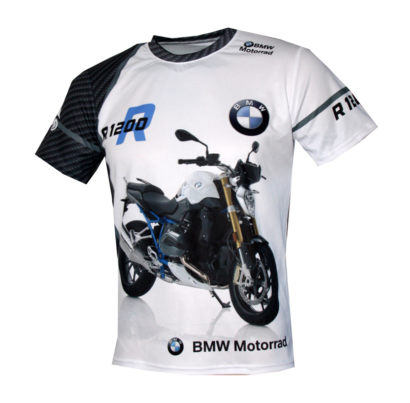 BMW R1200R t-shirt with logo and all-over printed picture - T-shirts ...