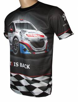peugeot gti 208 t shirt motorsport racing 