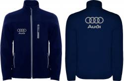 Audi embroidered softshell jacket