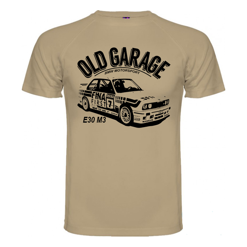 BMW E30 M3 t-shirt with logo and 3D printed picture - T-shirts with all  kind of auto, moto, cartoons and music themes