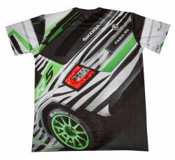 skoda fabia rs wrc rally shirt motorsport racing 