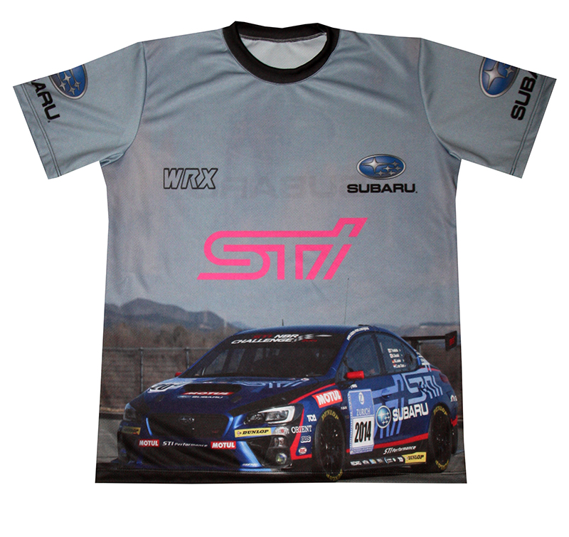 Subaru WRX t-shirt with logo and all-over printed picture - T 