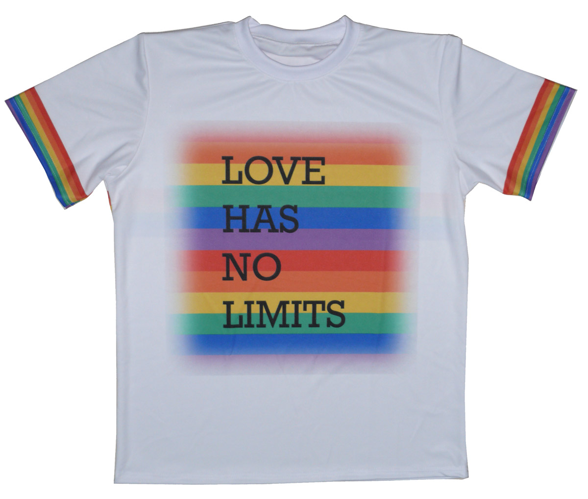 Love has no limits t-shirt with logo and all-over printed picture - T ...