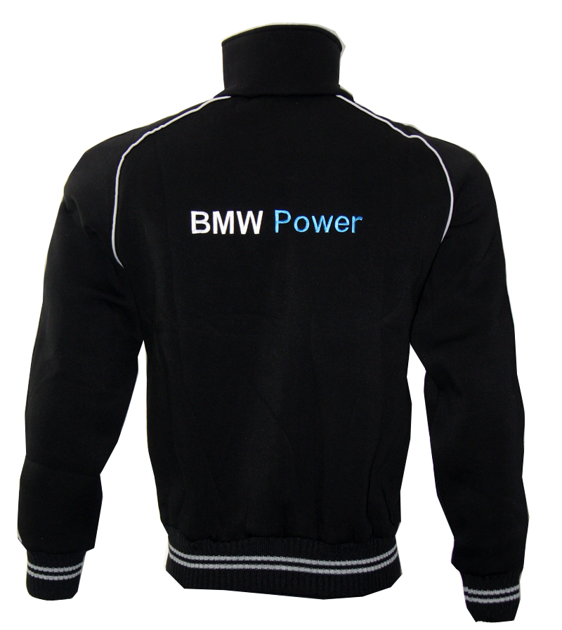 BMW Power full zip sweatshirt jacket with embroidered logo - T-shirts ...