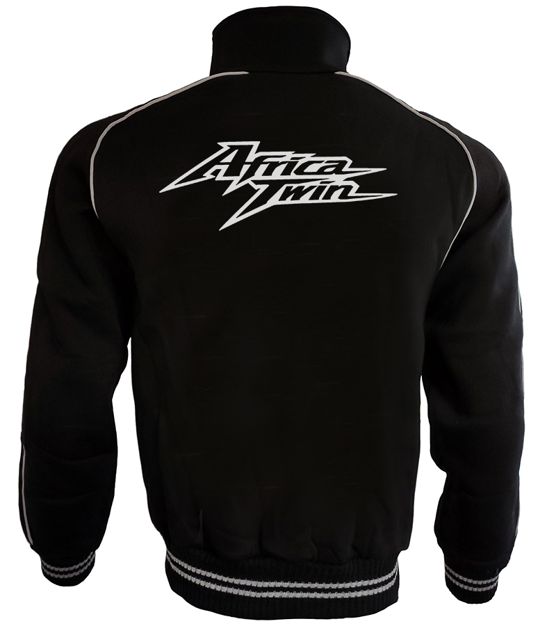 Honda Africa Twin full zip sweatshirt jacket with embroidered logo - T ...