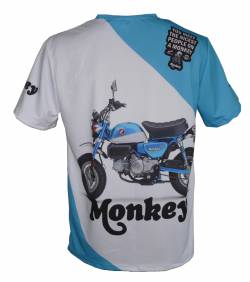 Honda Monkey pearl blue shirt