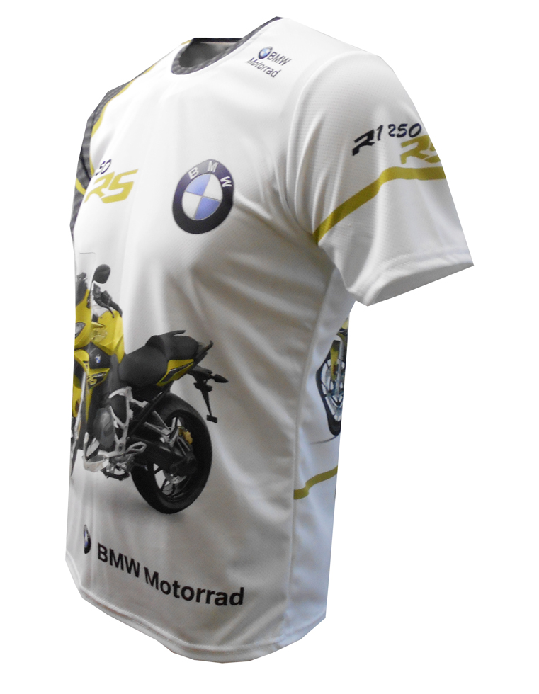 BMW R1250RS Sport t-shirt with logo and all-over printed picture - T ...