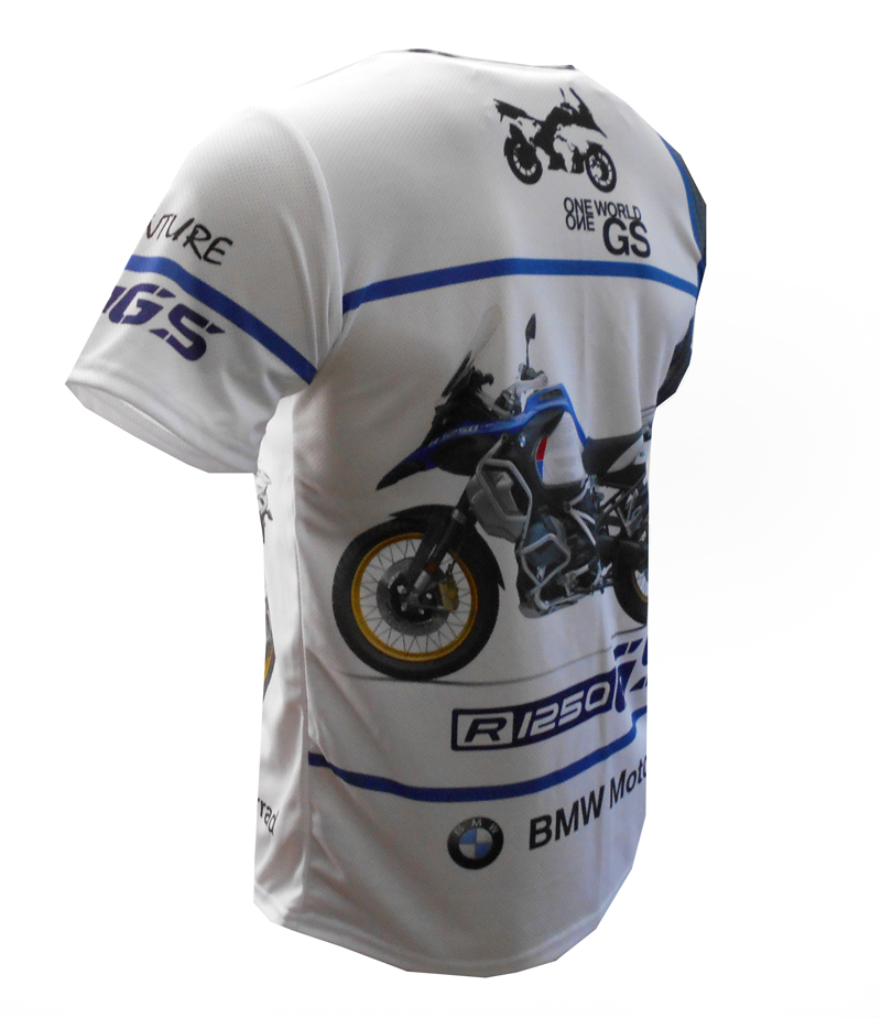 BMW R1250GS Adventure t-shirt with logo and all-over printed picture ...