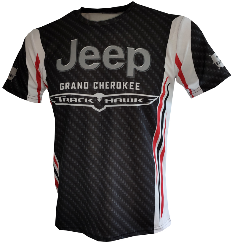 Jeep Grand Cherokee t-shirt with logo and all-over printed picture - T ...