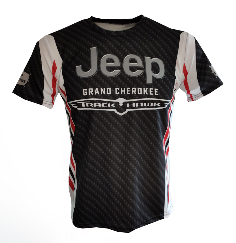 Jeep Grand Cherokee t-shirt with logo and all-over printed picture - T-shirts with all kind of 