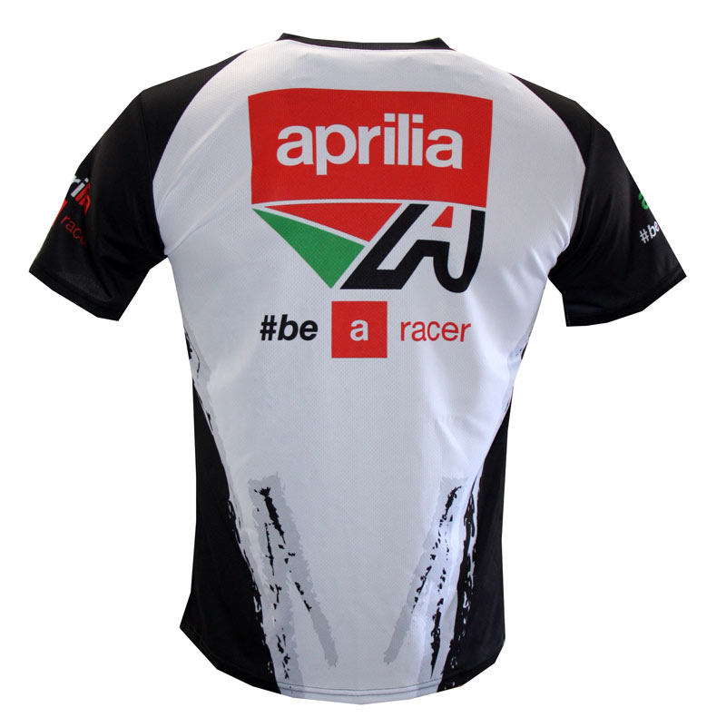 Aprilia Racer t-shirt with logo and all-over printed picture - T-shirts ...