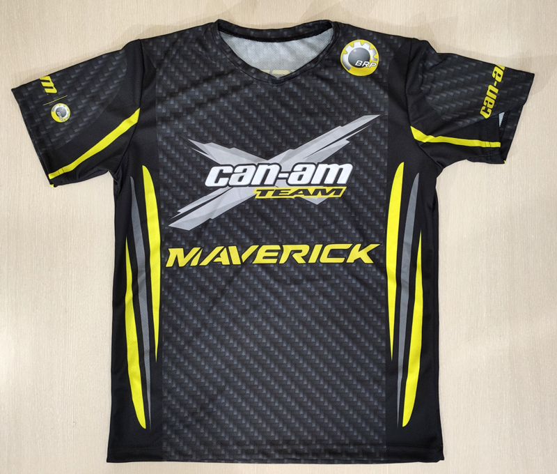 Can-Am Maverick t-shirt with logo and all-over printed picture - T ...