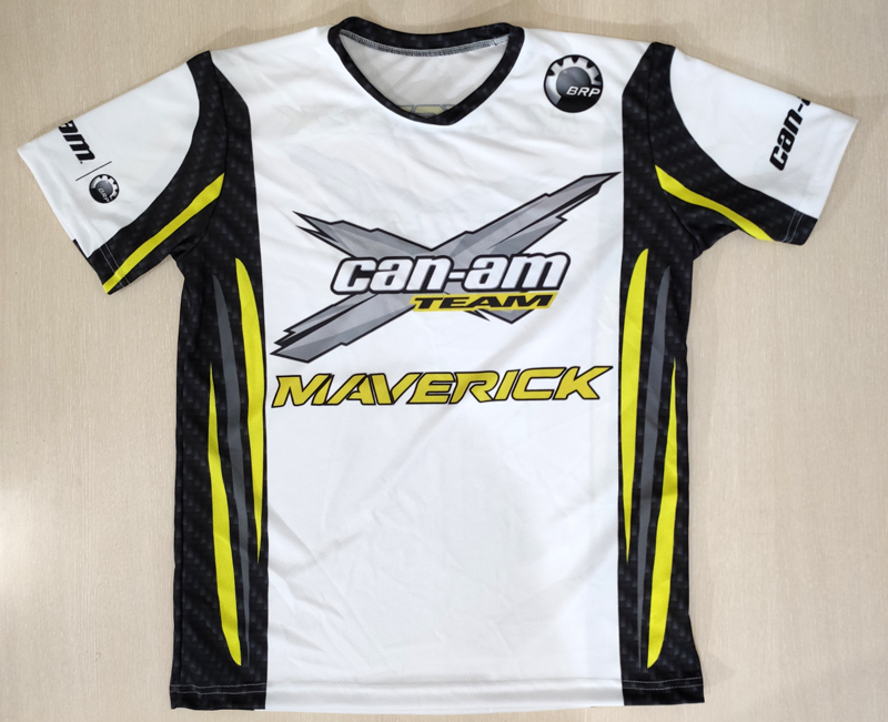 Can-Am Maverick Team t-shirt with logo and all-over printed picture - T ...