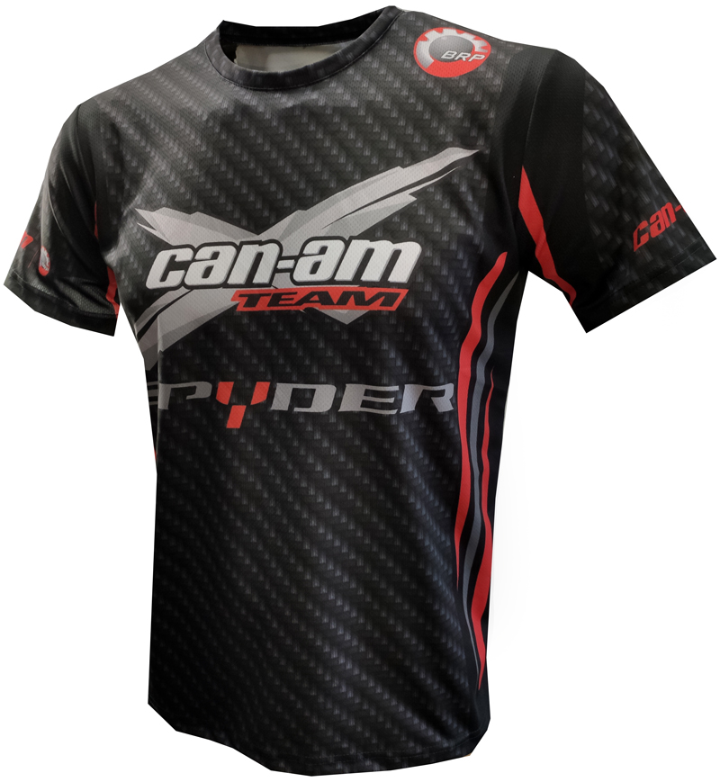 Men's Can Am Logo Fashion T-Shirt Black