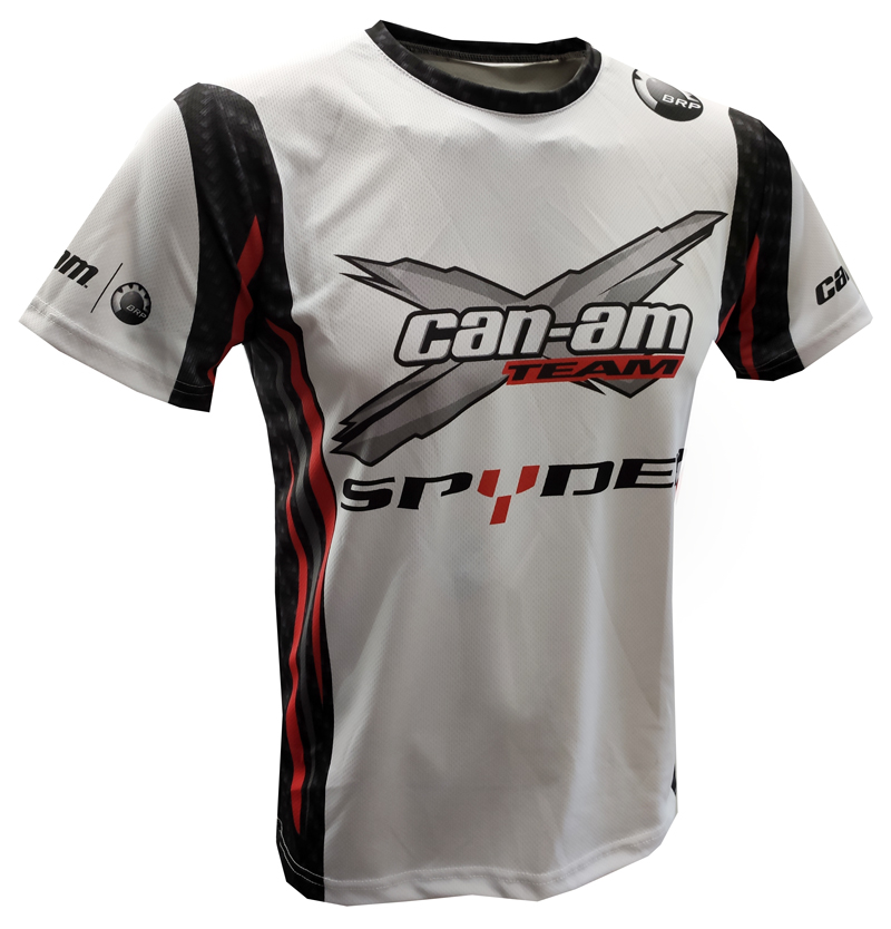 Can-Am Spyder t-shirt with logo and all-over printed picture - T-shirts  with all kind of auto, moto, cartoons and music themes