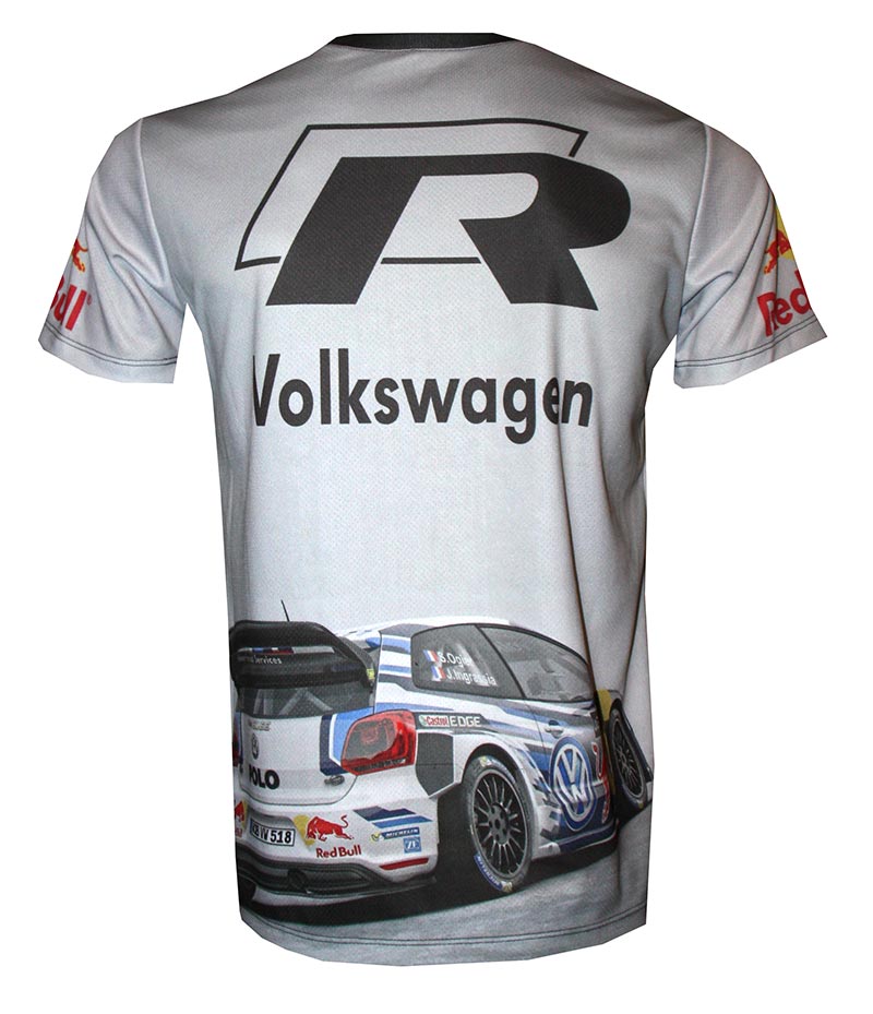 Vw Polo T Shirt With Logo And All Over Printed Picture T