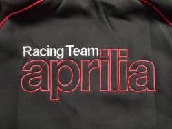 Felpa con zip con Aprilia logo