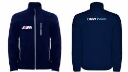 Full zip sweatshirt jacket with BMW M-Power logo