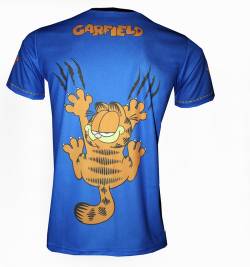 garfield cat animation tee cartoon 