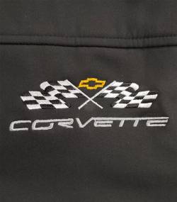 Softshell jacket with Chevrolet Corvette logo