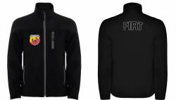 fiat 500 abarth softshell jacket jacke chaqueta sudadera broderie 