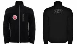 Sudadera con cremallera con Fiat logo