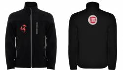 Felpa con zip con Fiat logo