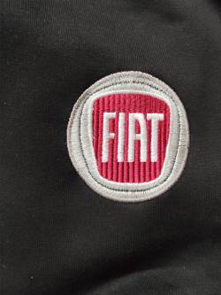 Full zip sweatshirt jacket with Fiat logo