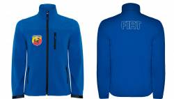 Full zip sweatshirt jacket with Fiat logo