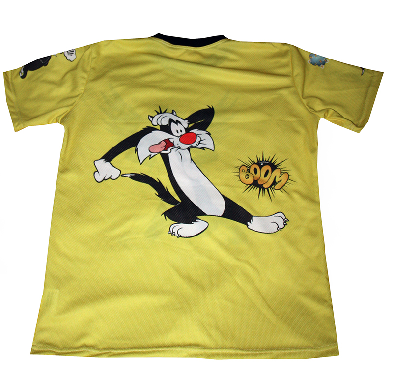 Sylvester The Cat t-shirt with logo and all-over printed picture - T-shirts  with all kind of auto, moto, cartoons and music themes