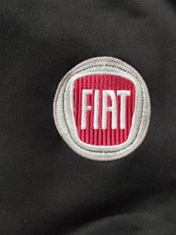 Felpa con zip con Fiat logo