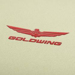 Sweat zippe avec Goldwing broderie