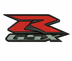 Felpa con zip con GSX-R ricamo