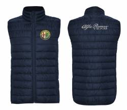 alfa romeo gilet broderies quilted vest ricamo embroidery 