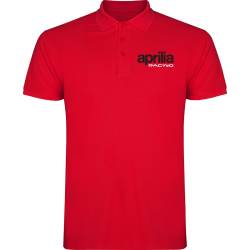 Aprilia racing team embroidery polo t shirt 