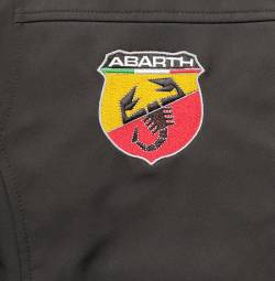 fiat 500 abarth 600 scorpion softshell veste jacke bordado 