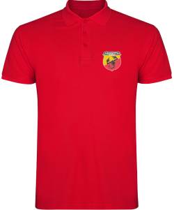 fiat 599 abarth 500L embroidered polo tshirt 