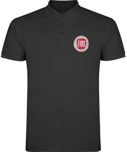 fiat panda punto uno embroidery polo tee 