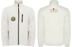 alfa romeo jacke veste softshell chaqueta sudadera cremallera 