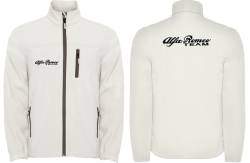 alfa romeo softshell felpa sweat zippe veste jacke bordado 