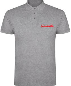 alfa romeo giulietta cuore sportivo embroidered polo tshirt 