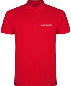 alfa romeo racing giulietta camiseta polo bordada 