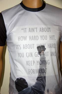 rocky balboa motivazione boxing maglietta film serie 